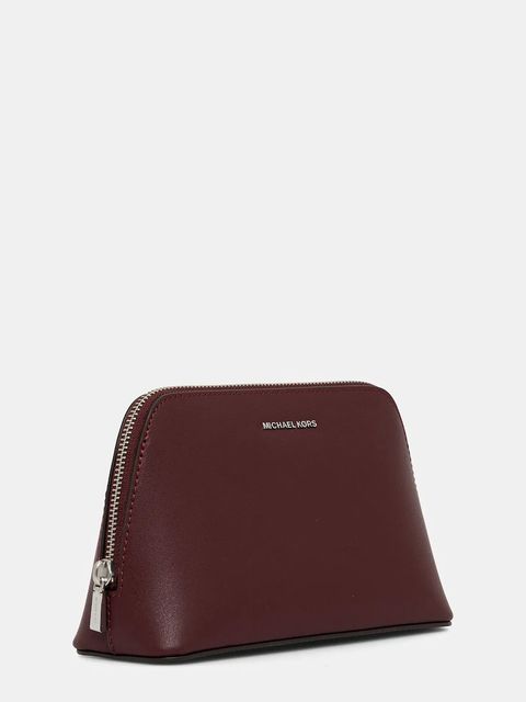MICHAEL Michael Kors kosmetyczka skórzana kolor bordowy 32F5SJ6T2T - zdjęcie produktu nr 2