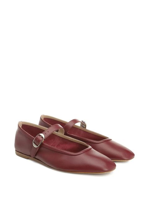 Le Monde Beryl buckle-strap ballet flats - Brown