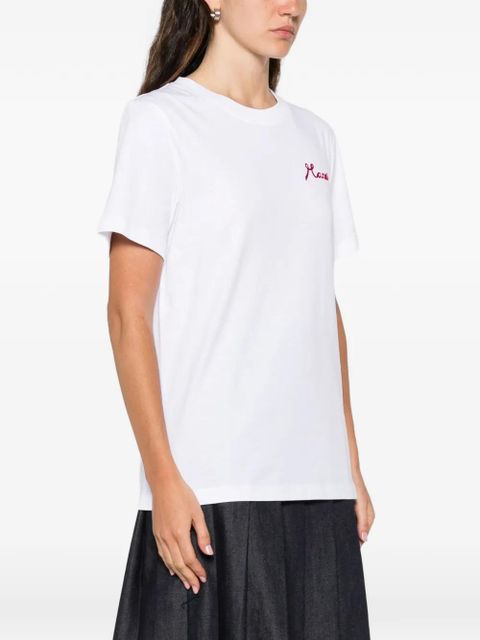 Marni logo on the chest cotton T-shirt - White - zdjęcie produktu nr 2
