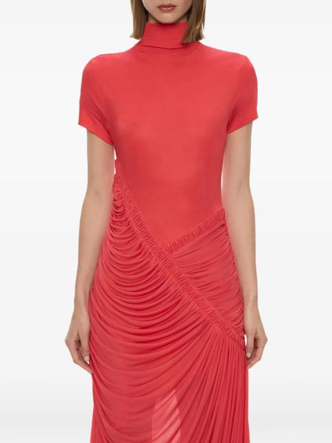 Christopher Esber Fusion Ripple Drape maxi dress - Red - zdjęcie produktu nr 1