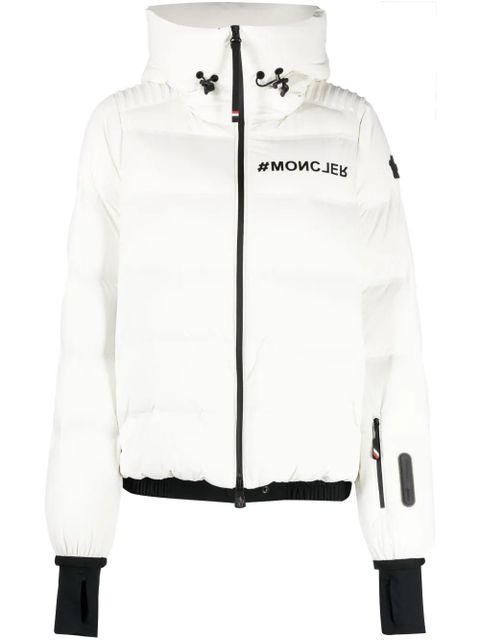 Moncler Grenoble Suisses logo-print puffer jacket - White - zdjęcie produktu nr 1