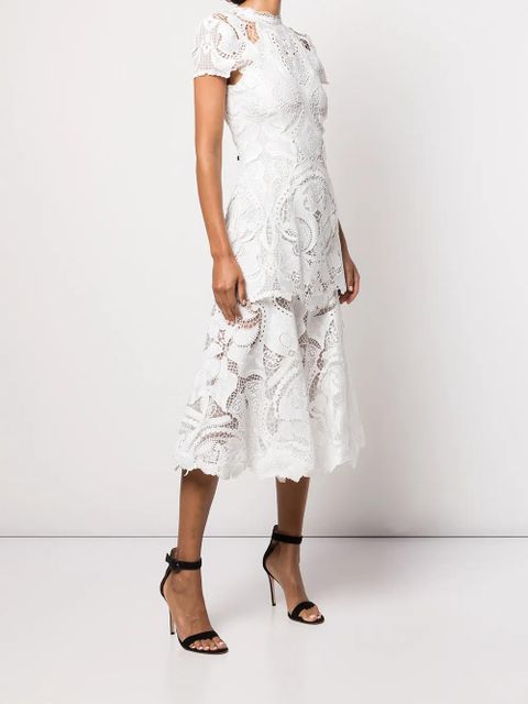 Simkhai cut out-detail midi dress - White