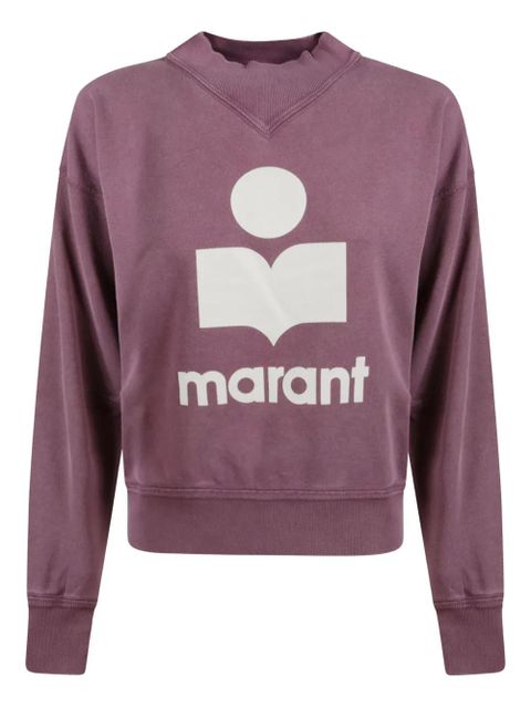 MARANT ÉTOILE logo-print long-sleeve sweatshirt - Pink - zdjęcie produktu nr 1