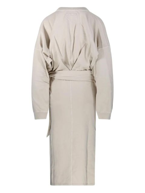 MARANT ÉTOILE Sandrina wrap midi dress - Neutrals - zdjęcie produktu nr 2