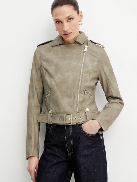 Guess ramoneska kolor zielony przejściowa W5GL30 WHA90 - zdjęcie produktu nr 1