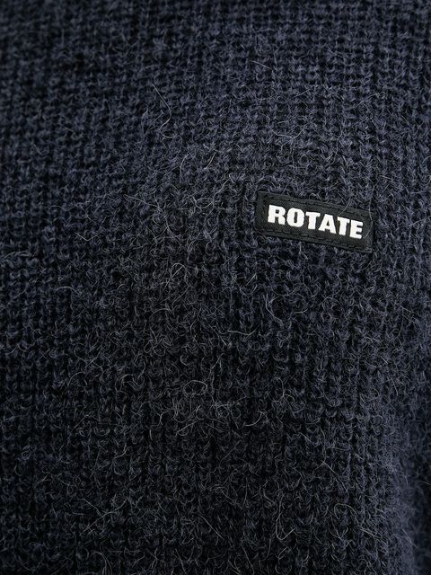Rotate sweter z wełną 0 kolor granatowy 1142781725