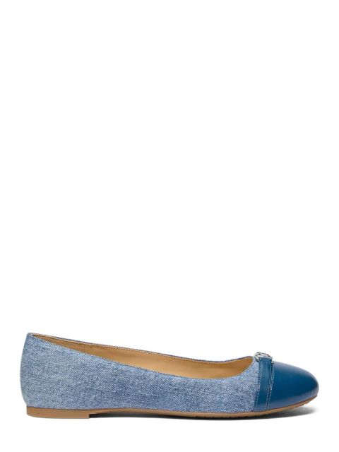 Michael Kors Mandy denim ballet flats - Blue - zdjęcie produktu nr 1