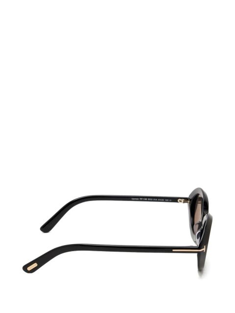 TOM FORD ovale frame sunglasses - Black - zdjęcie produktu nr 2