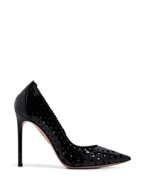 Aquazzura Amourose pointed-toe pumps - Black - zdjęcie produktu nr 1