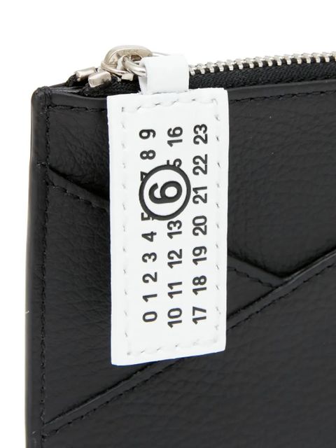 MM6 Maison Margiela Japanese 6 leather coin pouch - Black