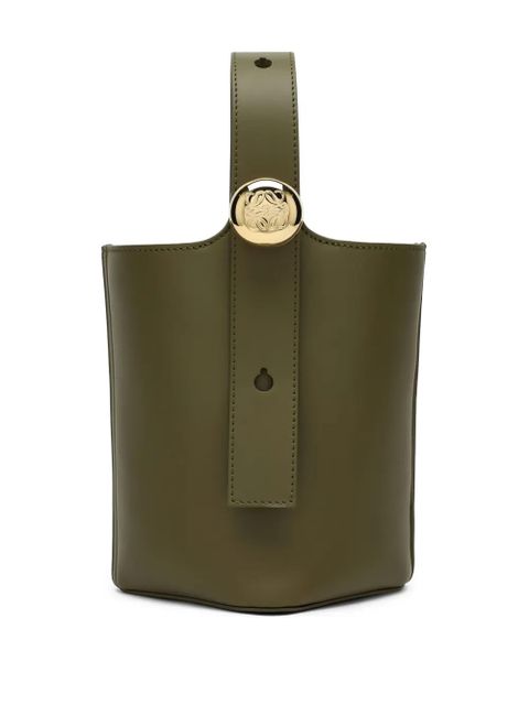 LOEWE Pebble bucket bag - Green - zdjęcie produktu nr 1