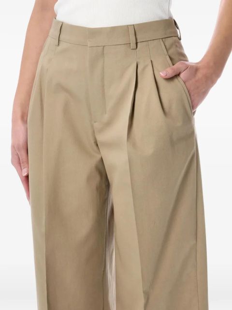 AMI Paris pleated trousers - Neutrals