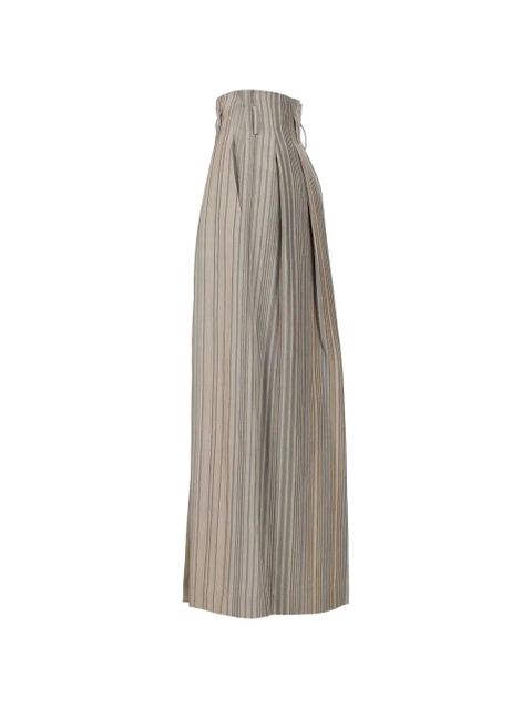 Vivienne Westwood striped bag trousers - Neutrals