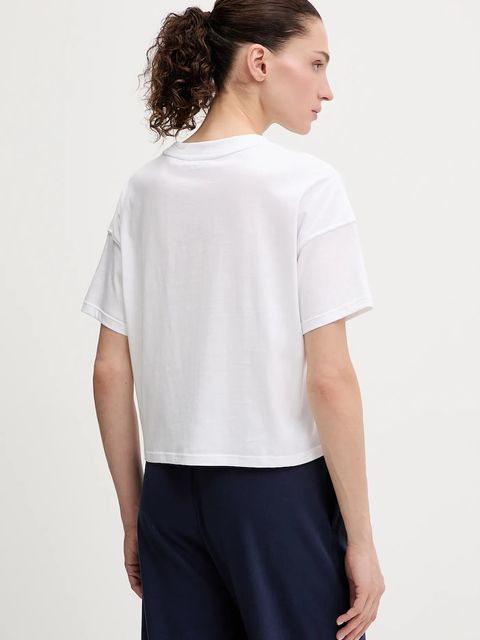 Dkny t-shirt bawełniany damski kolor biały DP6T1662