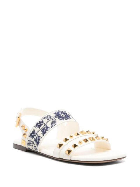 Valentino Garavani Rockstud sandals - Neutrals