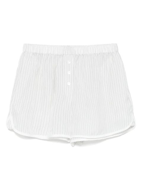 The Frankie Shop Brenna striped shorts - White - zdjęcie produktu nr 1