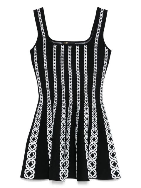 Maje jacquard knitted mini dress - Black - zdjęcie produktu nr 1