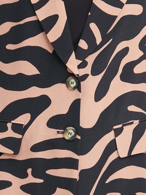 Sisley marynarka jednorzędowa wzorzysta