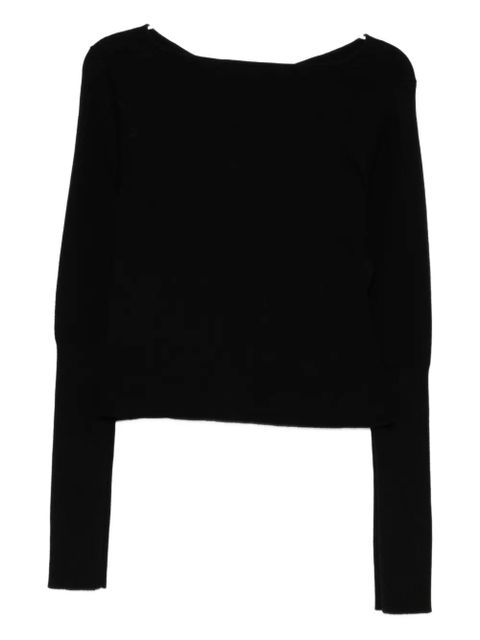 Aya Muse long-sleeves jumper - Black