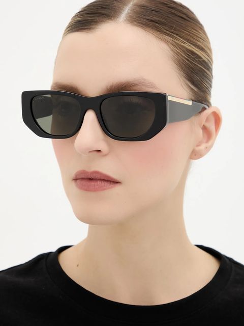 Gucci okulary przeciwsłoneczne damskie kolor czarny GG1959S