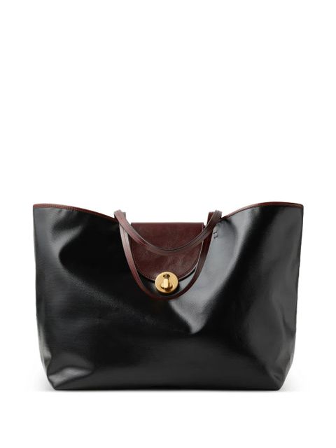 Versace Vivian large coated canvas tote - Black - zdjęcie produktu nr 1