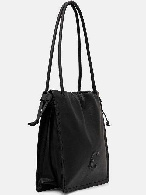 Coccinelle torebka skórzana kolor czarny E1 SS5 11 02 01