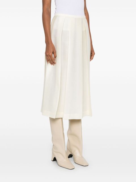 TOTEME twinflower midi skirt - White