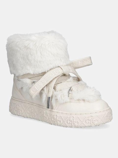 Guess śniegowce UNESSA kolor beżowy FLFUEK FUR10 - zdjęcie produktu nr 1