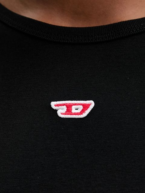 Diesel t-shirt bawełniany T-UNCUTIE-LONG-D T-SHIRT