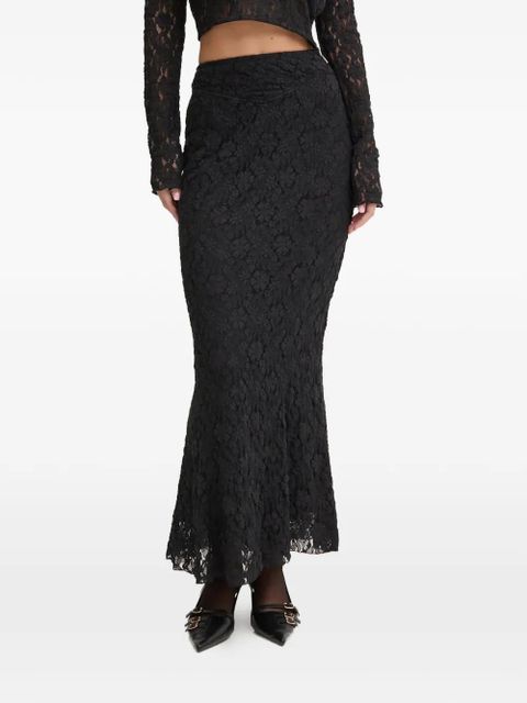 ROTATE BIRGER CHRISTENSEN lace maxi skirt - Black - zdjęcie produktu nr 1