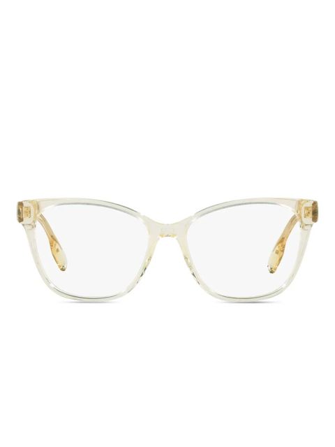 Burberry Eyewear cat eye-frame glasses - Yellow - zdjęcie produktu nr 1