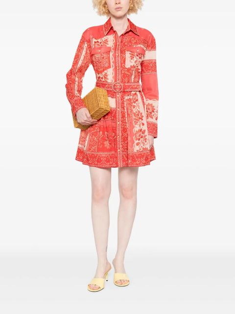 ZIMMERMANN Lucky mini dress - Red