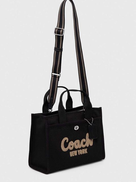 Coach torebka kolor czarny - zdjęcie produktu nr 1