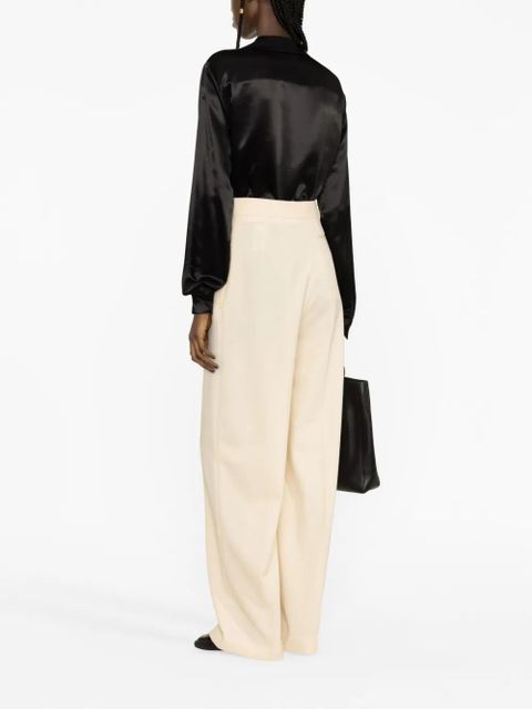 The Row Gordon virgin wool trousers - Neutrals