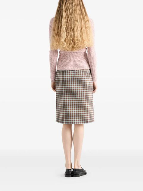 Prada rib-knit cardigan - Pink - zdjęcie produktu nr 2