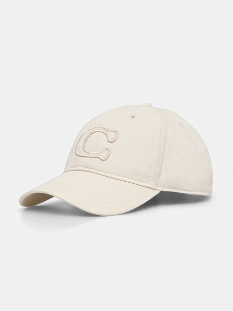 Coach czapka z daszkiem bawełniana - zdjęcie produktu nr 1