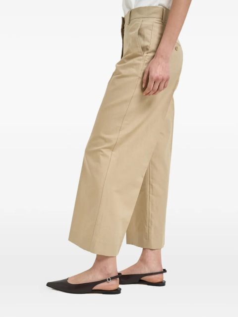 Weekend Max Mara pressed-crease cropped trousers - Neutrals - zdjęcie produktu nr 1