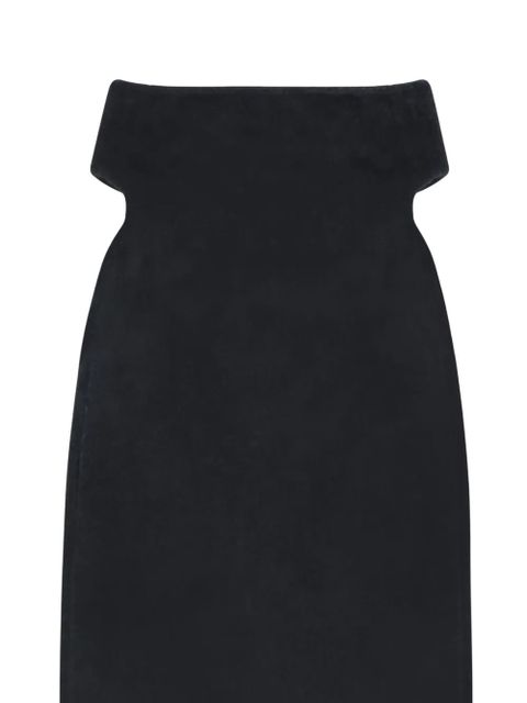 The Row notched maxi dress - Black - zdjęcie produktu nr 2