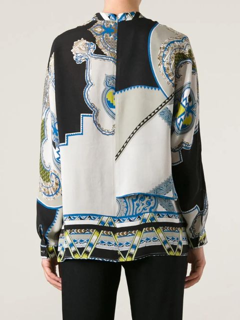 ETRO mixed print blouse - Neutrals