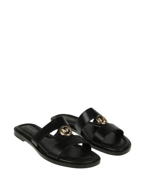 Michael Kors logo sandals - Black