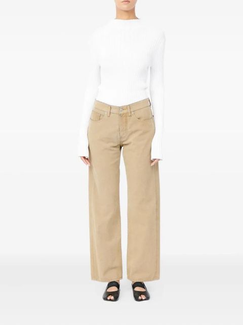 MM6 Maison Margiela button-fastening trousers - Neutrals - zdjęcie produktu nr 2