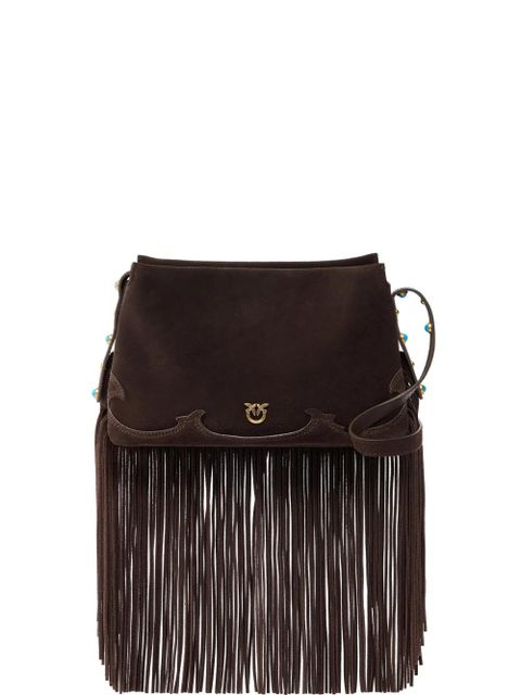 PINKO fringed shoulder bag - Brown - zdjęcie produktu nr 1