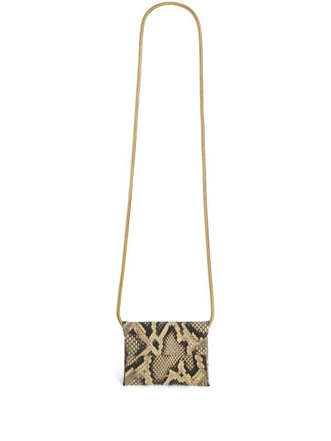 Jil Sander snakeskin-effect folded mini bag - Neutrals - zdjęcie produktu nr 1