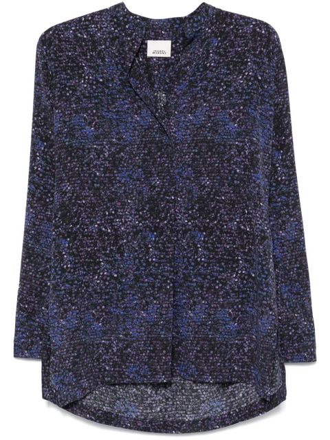 ISABEL MARANT Sima blouse - Blue - zdjęcie produktu nr 1