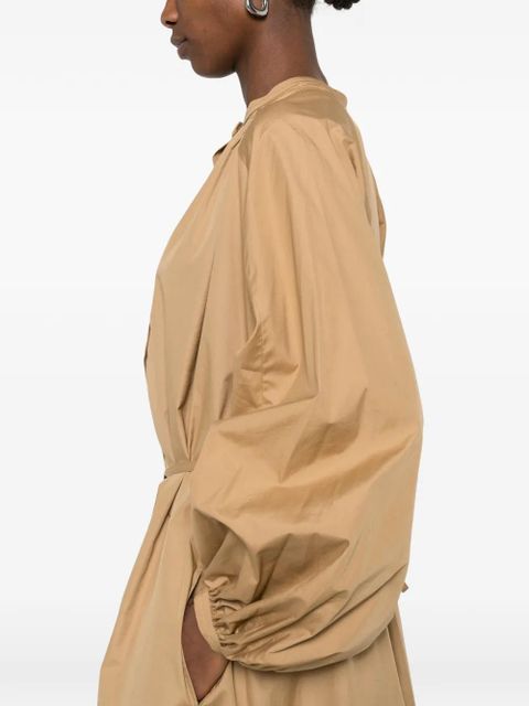 LouLou de Saison gathered sleeve dress - Neutrals - zdjęcie produktu nr 2