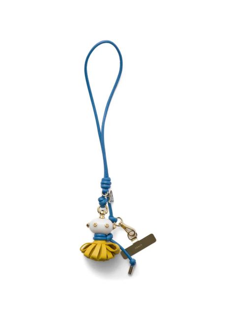 Prada nappa leather smartphone wristlet - Blue - zdjęcie produktu nr 1