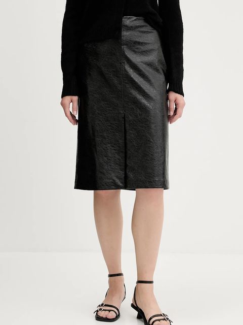 HUGO spódnica kolor czarny midi ołówkowa 50546783 - zdjęcie produktu nr 1