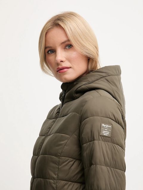 Pepe Jeans kurtka kolor zielony przejściowa PL4024372