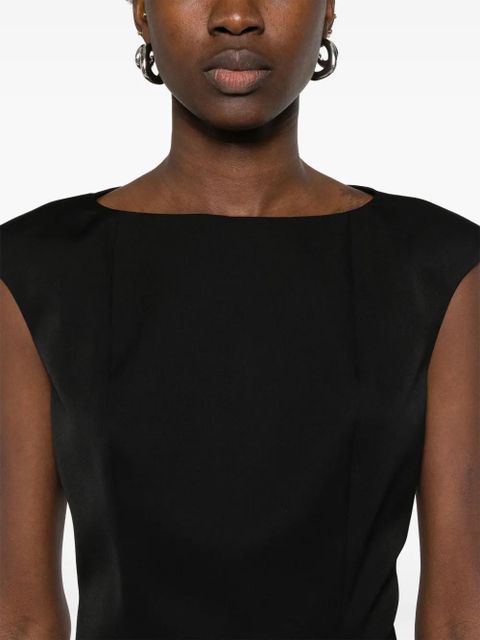 Alexander McQueen wool mini dress - Black