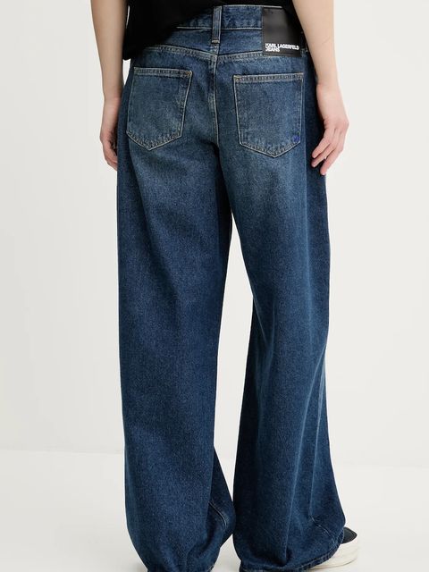 Karl Lagerfeld Jeans jeansy damskie kolor granatowy A3W10079